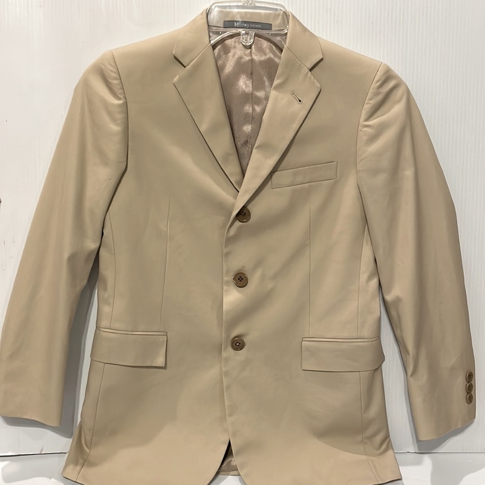 Hickory Freeman Sports jacket /Coat Tan Fully  Lined Boys Size 10 Reg